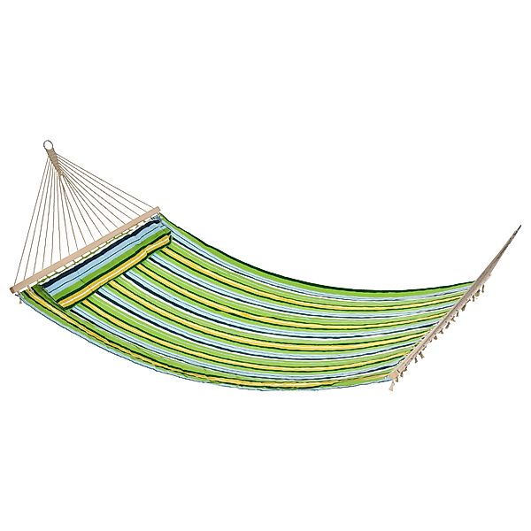 Outsunny Gartenliege für 2 Personen Max 180kg, Camping Hängematte aus Baumw günstig online kaufen