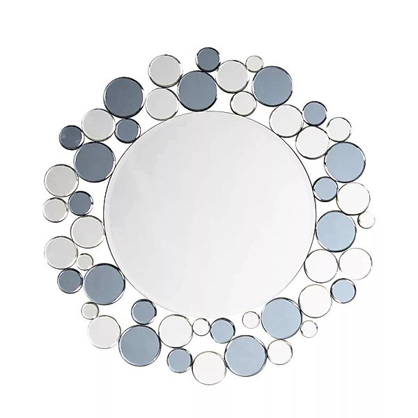Moderner Wandspiegel in Grau und Silberfarben 80 cm breit günstig online kaufen