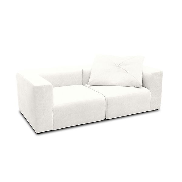 Sofa 800013, 2-Sitzer, rechteckig, gepolsterte Rückenlehne, 2er Couch, 216 günstig online kaufen
