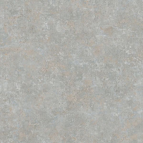 PROFHOME 376557-GU Ton-in-Ton Tapete Uni Matt Blau Grau Braun 0,53 m x 10,0 günstig online kaufen