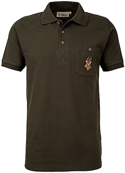 Hubertus® Hunting Poloshirt Polo-Shirt mit Motiv günstig online kaufen