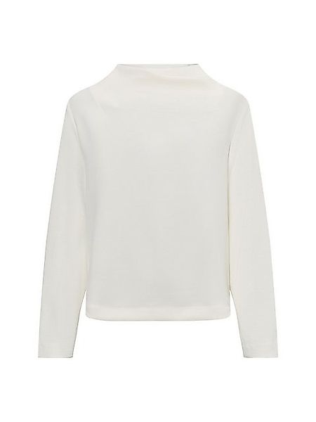 s.Oliver BLACK LABEL Sweatshirt Fließendes Langarmshirt mit Wasserfall-Krag günstig online kaufen