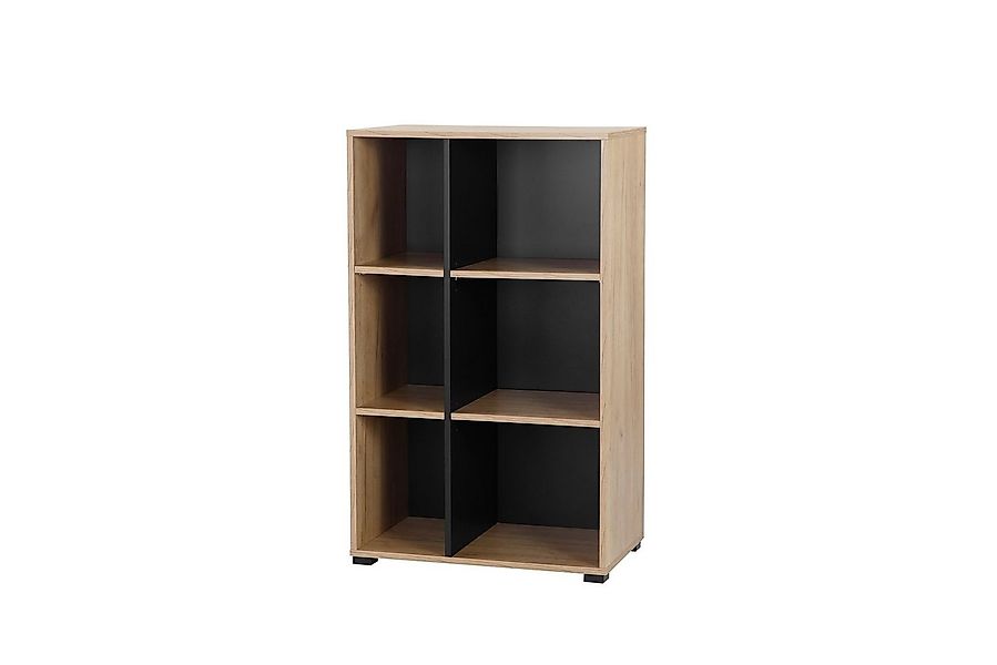OTTO home Aktenregal Moid, Bücherregal, Maße 64,5x40x106 cm, 6 Fächer für v günstig online kaufen