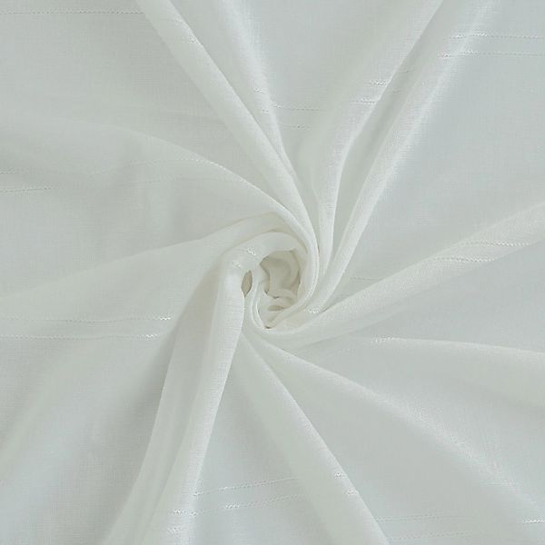 Bricoflor Halbtransparente Ösenschal Levi Weiß günstig online kaufen