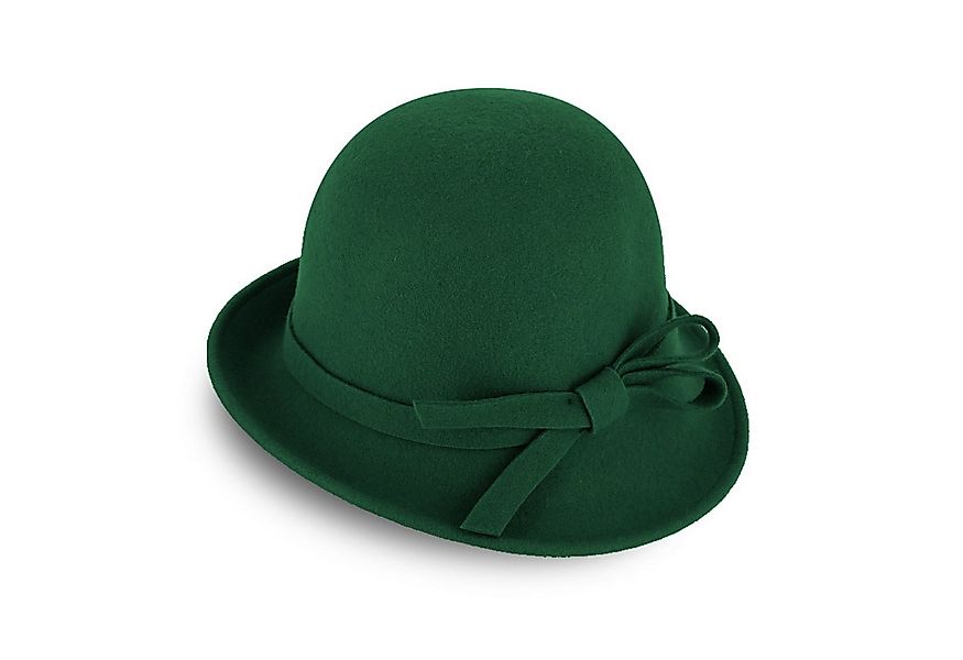 Fiebig Filzhut Unifarbener Wollfilzhut in asymmetrischer Glocke-Form günstig online kaufen