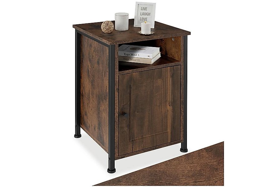 tectake Nachttisch Beistelltisch Blackburn 40x42x60,5cm (1-St., 3 tlg), Vie günstig online kaufen