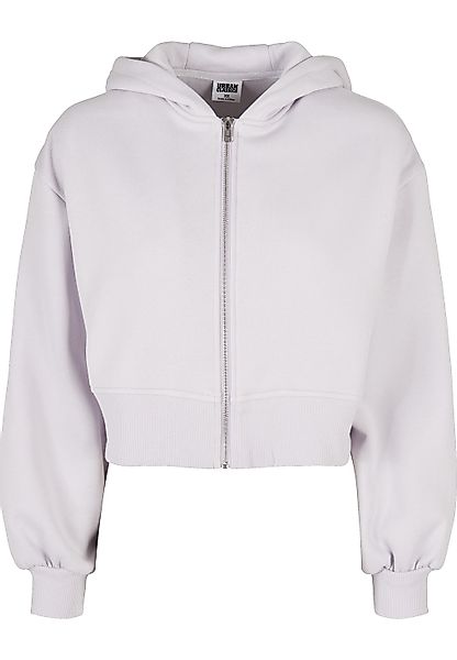 URBAN CLASSICS Sweatjacke "Urban Classics Damen Ladies Short Oversized Zip günstig online kaufen