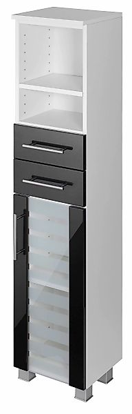 welltime Midischrank "Jaca", Breite 30 cm, mit MDF Hochglanz-Fronten günstig online kaufen