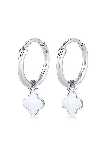 Elli Paar Creolen Creolen Kleeblatt Glück Symbol 925 Silber günstig online kaufen