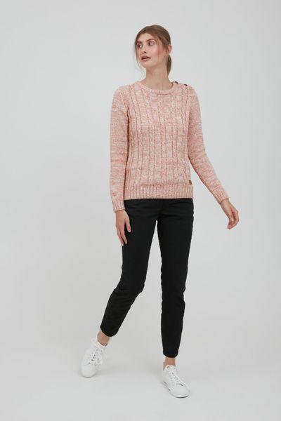 OXMO Strickpullover OXPhia Strickpulli mit Zopfstrickmuster günstig online kaufen