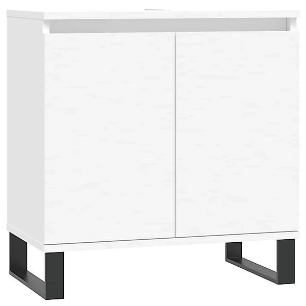 vidaXL Badezimmerschrank Weiß 58x33x60 cm Holzwerkstoff 831588 günstig online kaufen