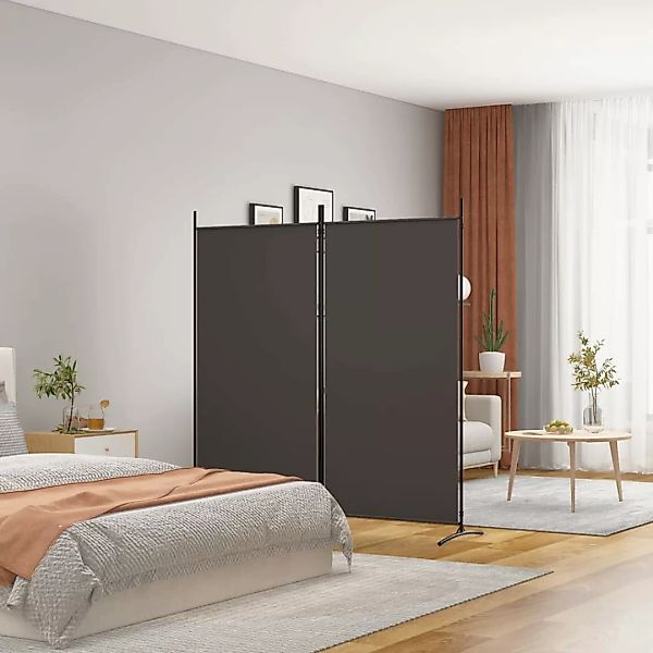 Vidaxl 2-tlg. Paravent Braun 175x180 Cm Stoff günstig online kaufen