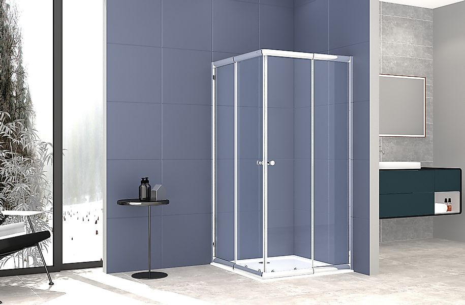 welltime Eckdusche Trento Plus, BxT: 90x90 günstig online kaufen
