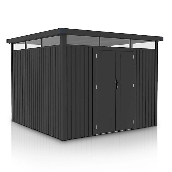Juskys Gerätehaus Luzern 8,6 m² Anthrazit günstig online kaufen
