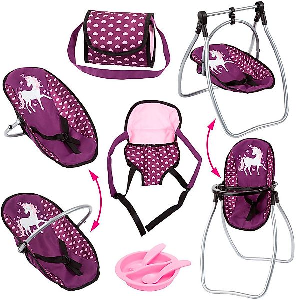 Bayer Puppen Accessoires-Set Vario bordeaux, (Set, günstig online kaufen