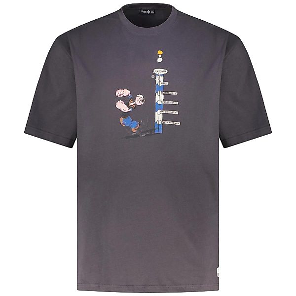 Bavarian Caps T-Shirt mit Print Farbe dunkelgrau Größe: 3XL günstig online kaufen