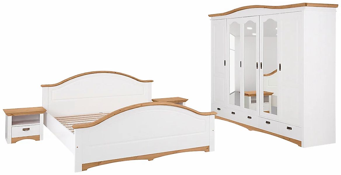 OTTO home Schlafzimmer-Set ""Konrad", komplettes Schlafzimmer mit großem Sc günstig online kaufen