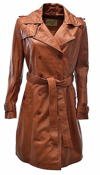 Zimmert Leather Ledermantel Tilly washed Lammnappa, Cognac Braun, Mocca, Sc günstig online kaufen