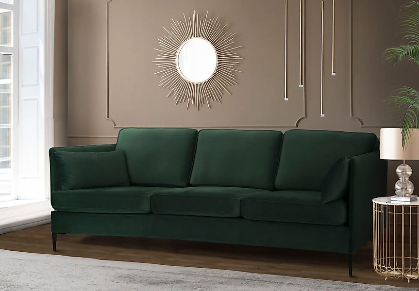 Home affaire 3-Sitzer "Light" inklusive loser Zierkissen, mit schmalen Arml günstig online kaufen