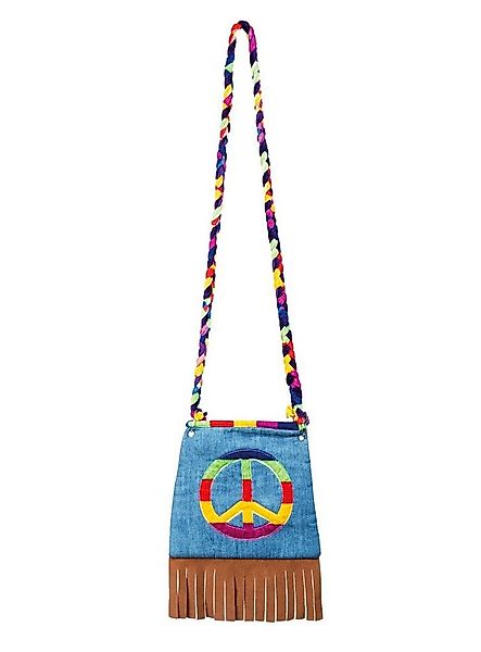 Boland Shopper Hippie Peace Tasche 19cm Karneval Faschingskostüme, Ein biss günstig online kaufen
