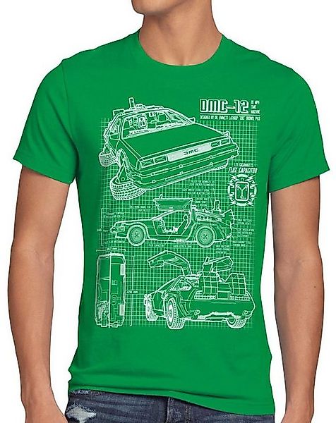style3 T-Shirt Delorean DMC-12 zurück in die zukunft back to the future mar günstig online kaufen