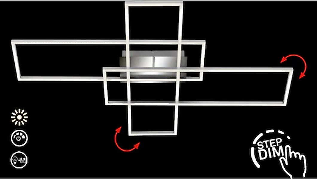 Briloner Leuchten LED Deckenleuchte »FRAME« günstig online kaufen