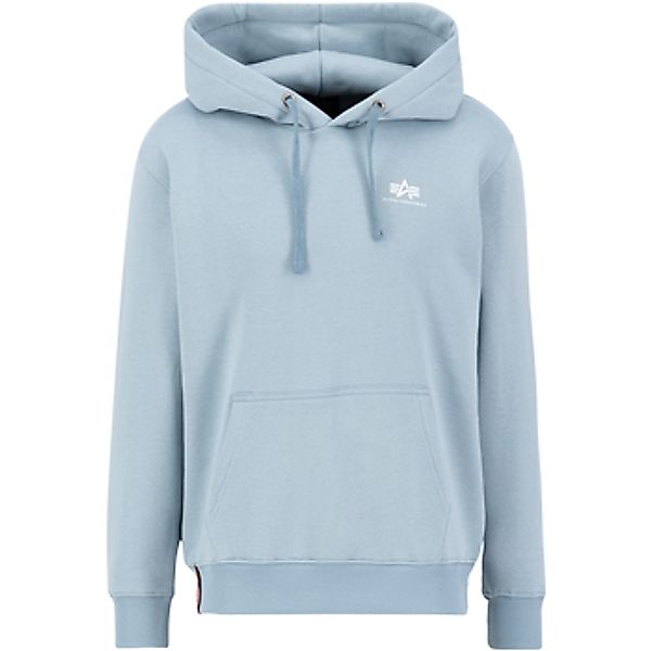 Alpha  Sweatshirt Basic Hoodie Small Logo - greyblue günstig online kaufen