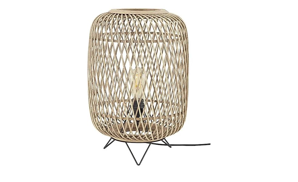 Tischleuchte  Woven ¦ holzfarben ¦ Maße (cm): H: 49  Ø: 33 Lampen & Leuchte günstig online kaufen