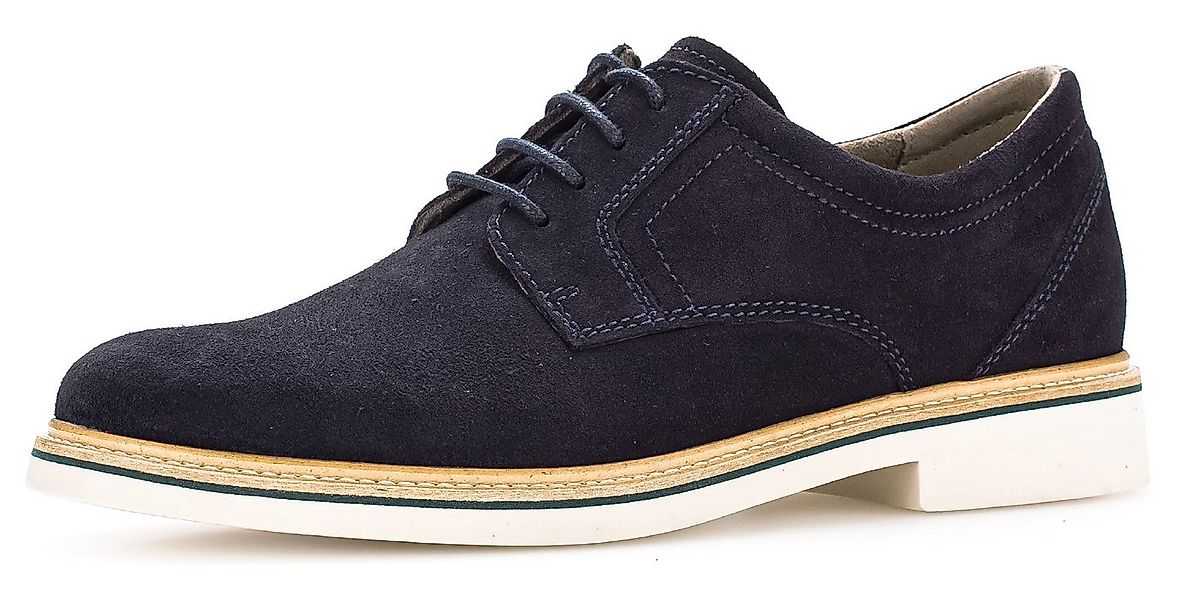 Pius Gabor Schnürschuh, Blockabsatz, Businessschuh, Halbschuh mit Ziernähte günstig online kaufen