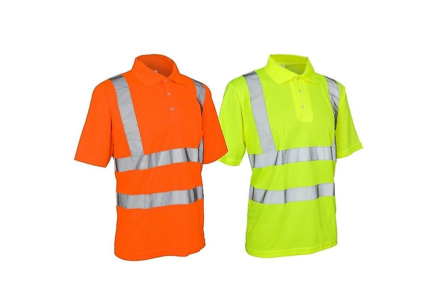 Consorte Funktionsshirt Warnshirt Warnschutz Polo-Shirt T-Shirt Hi-Viz Kurz günstig online kaufen