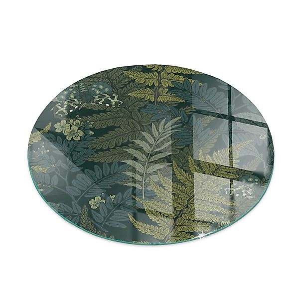 Tulup Glasplatte für Kamin Pflanzenmotive mit Schmetterlingen Funkenschutzp günstig online kaufen