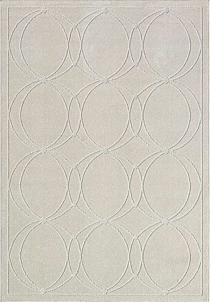 TaraCarpet Teppich Indoor & Outdoor Teppich Capri modernes Kreise Design, r günstig online kaufen