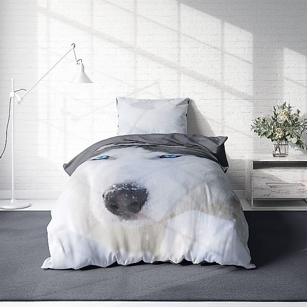 One Home Bettwäsche Husky, Mikrofaser, 4 günstig online kaufen