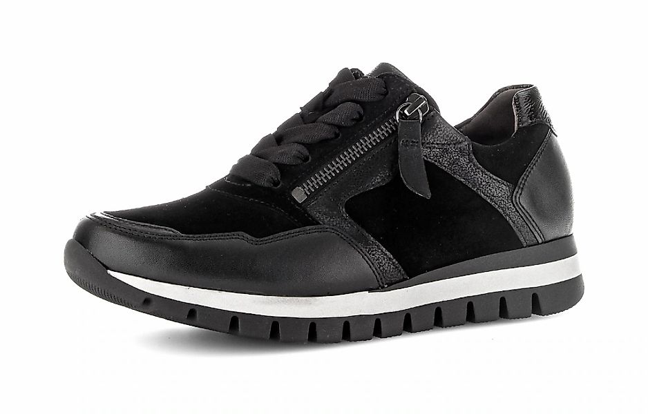 Gabor Keilsneaker "Turin", Freizeitschuh, Halbschuh, Schnürer mit Komfortwe günstig online kaufen