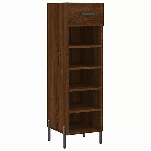 vidaXL Schuhschrank Schuhschrank Braun Eichen-Optik 30x35x105 cm Holzwerkst günstig online kaufen