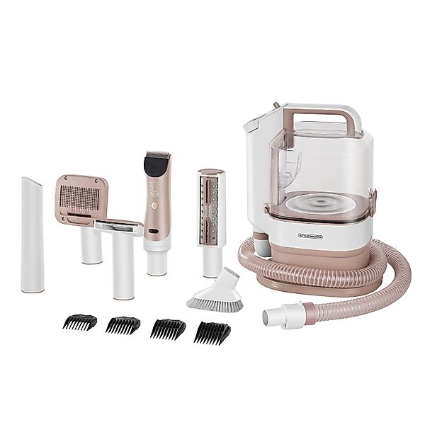 Steinborg SB-1070 Tierhaarpflegeset 7-in-1 Haustierpflegeset mit Staubsauge günstig online kaufen