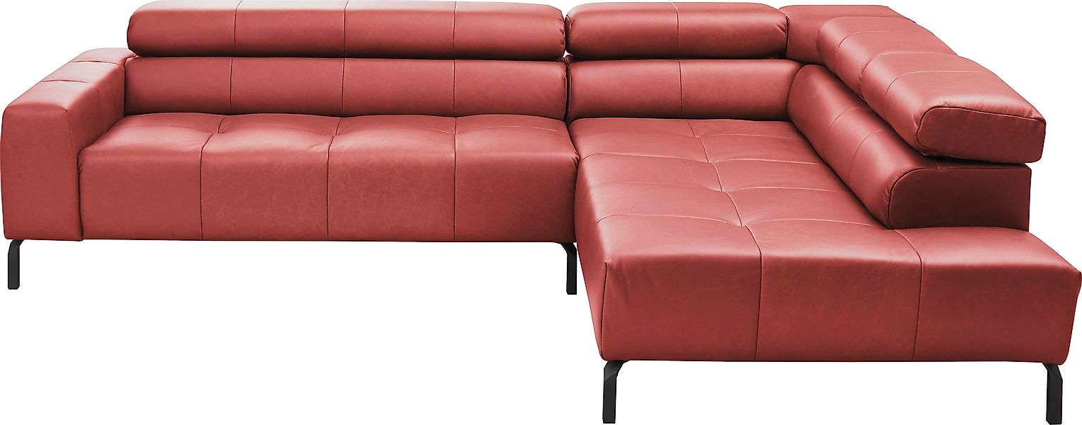 PLACES OF STYLE Ecksofa "Claya, L-Form, incl. Kopfteilverstellung, Breite 2 günstig online kaufen