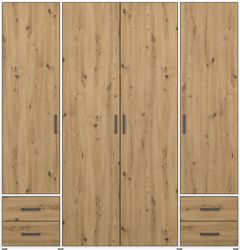 rauch Drehtürenschrank "Kleiderschrank Schrank Garderobe Wäscheschrank VOYA günstig online kaufen