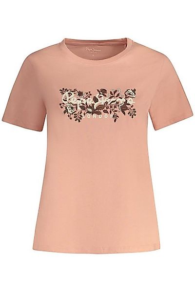 Pepe Jeans T-Shirt Damen Kurzarm T-Shirt Rosa aus 100% Nachhaltiger günstig online kaufen