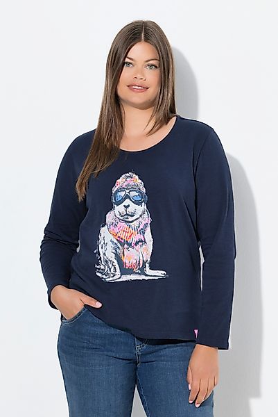 Laurasøn T-Shirt Shirt Langarm Rundhalsausschnitt MIG günstig online kaufen