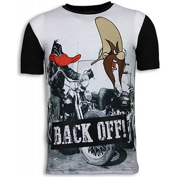 Local Fanatic  T-Shirt Back Off Strass günstig online kaufen