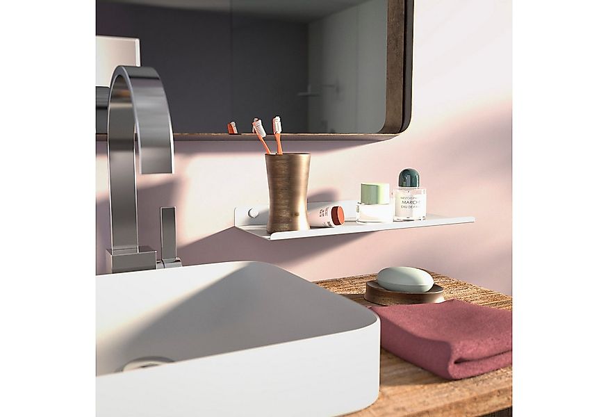 SO-TECH® Wandregal Schweberegal HOVER 35/45 x 13 x 3 cm inkl. Befestigungss günstig online kaufen