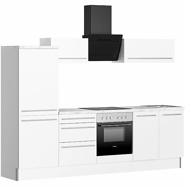 KOCHSTATION Küche "KS-Bern2", Breite 270 cm, wahlweise mit E-Geräten, Seite günstig online kaufen