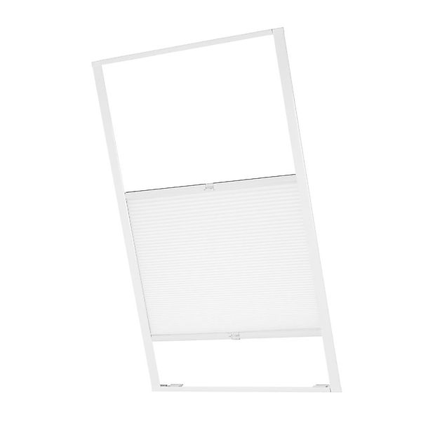 ventanara Dachfensterplissee Dachfenster passend für Velux Fenster Weiß FK0 günstig online kaufen