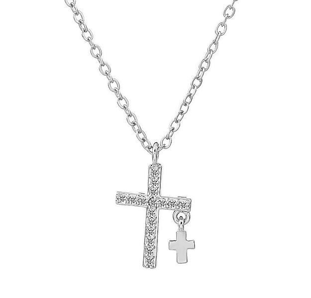 The Beauty House Kette mit Anhänger Halskette mit Kreuz für Damen günstig online kaufen