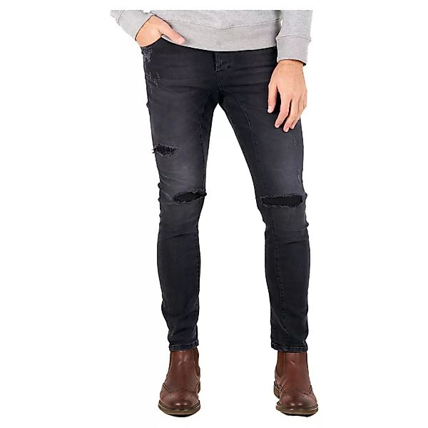 Skull Rider Tappared Jeans Distressed-effekt 36 Black günstig online kaufen
