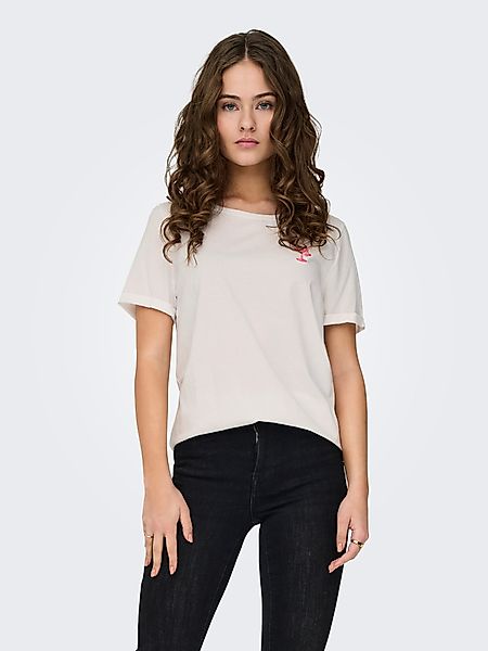 ONLY Kurzarmshirt ONLGITTE LIFE REG S/S günstig online kaufen