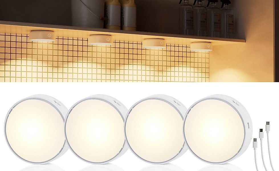 Northpoint LED Unterbauleuchte Akku Schranklichter Akzentbeleuchtung Spots günstig online kaufen