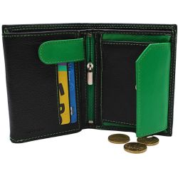 L&B Geldbörse Nappaleder Bi-Color Portemonnaie, mit günstig online kaufen