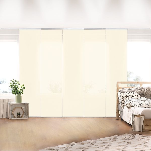 Bilderdepot24 Schiebegardine modern Flächenvorhang blickdicht Kaschmir, günstig online kaufen